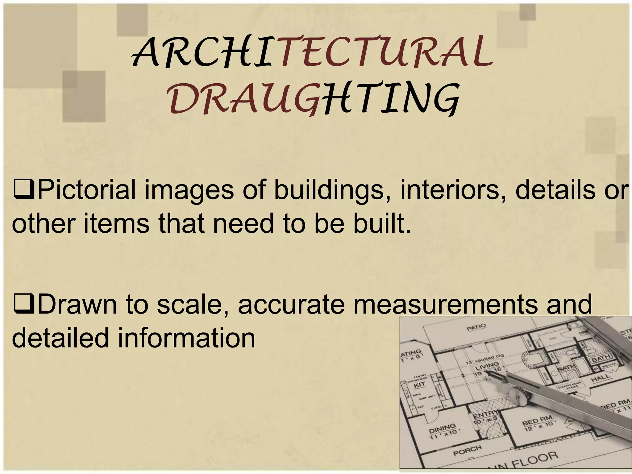 Architectural drafting-Ar.Archana Sreedharan | PPSX