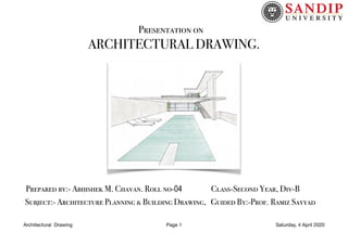 Architectural drawing pdf | PPT