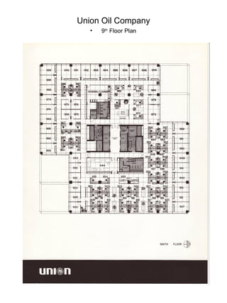 Union Oil Company 9 th Floor Plan