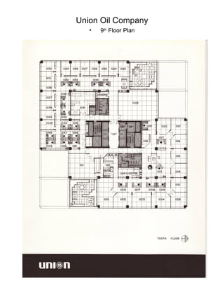 Union Oil Company 9 th Floor Plan