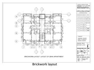 Brickwork layout
 