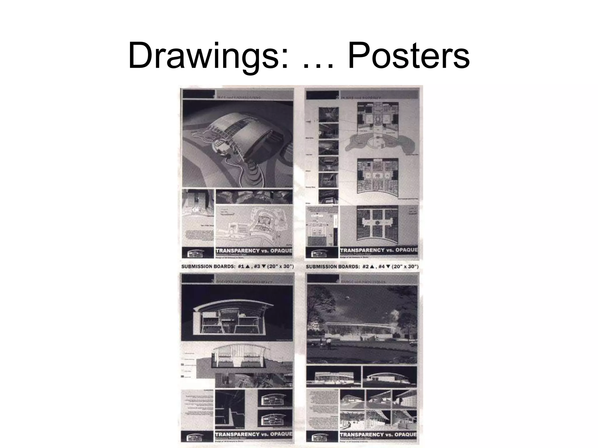 Drawings: … Posters 