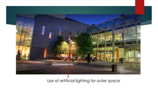 Use of artificial lighting for outer space
 
