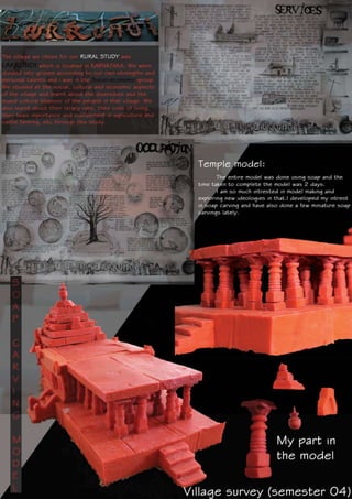 Architectural internship portfolio