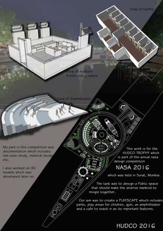 Architectural internship portfolio