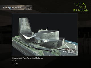 21
Kaohsiung Port Terminal Taiwan
RUR
1:150
Transport + Civic
 