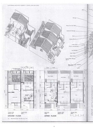 HONORAGLE MENTION 1 ROBERT F. OLWELL ANO JI/vi FONG 
Typical Unit 
Rental Unit - 
GROUND FLOOR 
Typical Unit 
Sl1op 
. 142 ARCHITECTURAL RECORD May 1976 
•'.-': 
U~PER FLOOR 
·.:__ 4.9M 
Typical · Unit 
Rental Unit 
Place For Hot 
_Jl-1 4 9 M 
1 
T~pical Unit 
¡ S~ op .•. :o i 1 "2 3 4 5 
~ 
1 
 