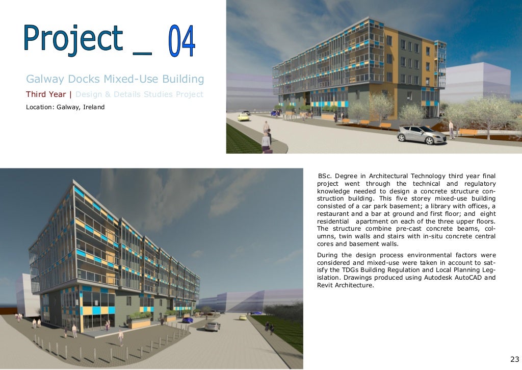 Architectural technologist & cad technician portfolio