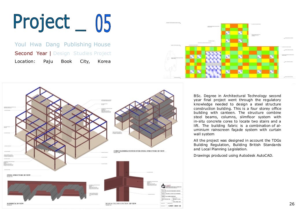 Architectural technologist & cad technician portfolio