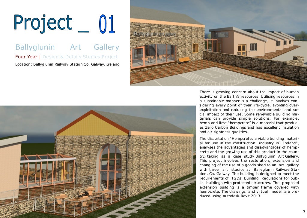 Architectural technologist & cad technician portfolio