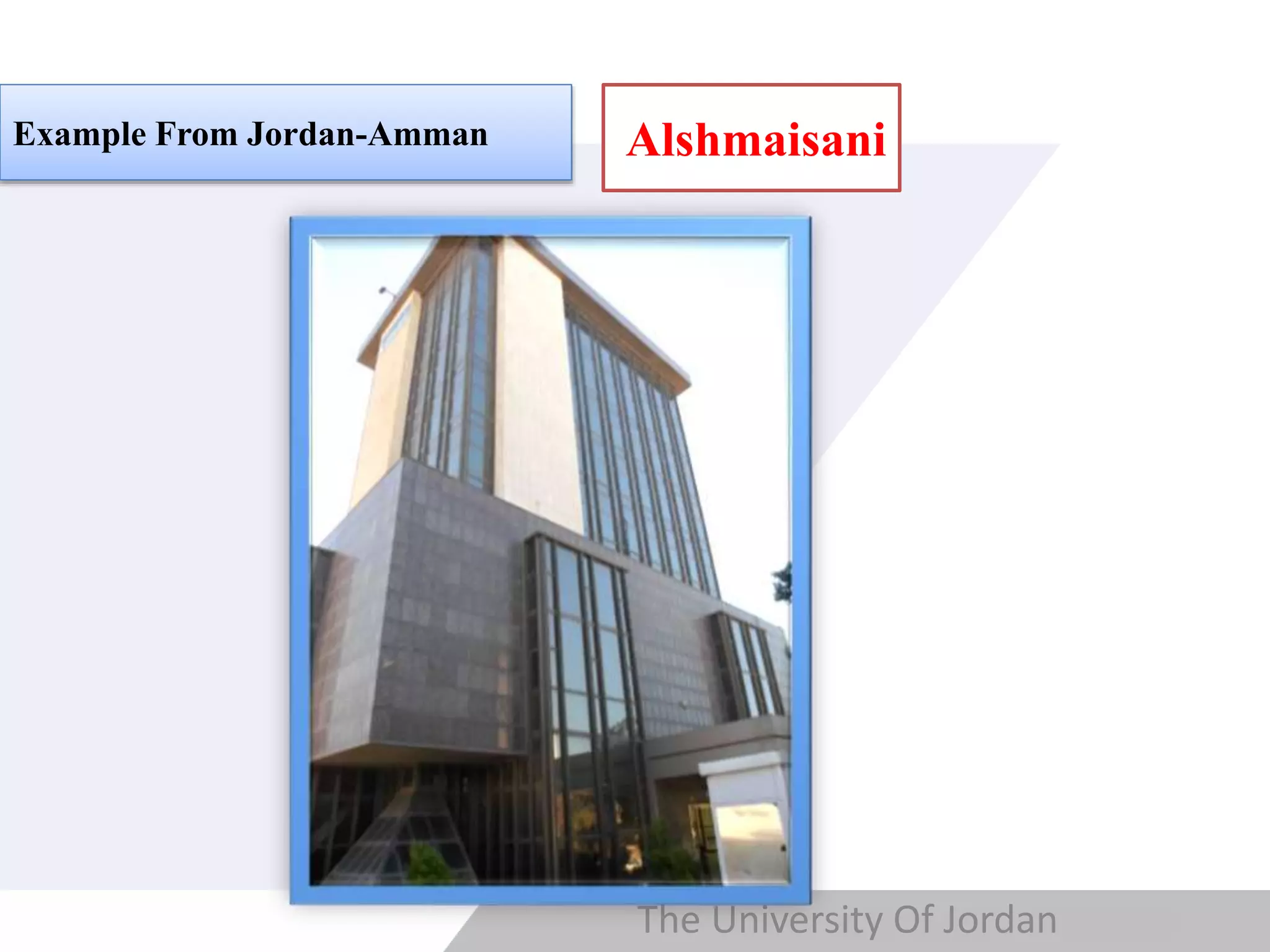 Copyright © Wondershare Software
Example From Jordan-Amman Alshmaisani
The University Of Jordan
 