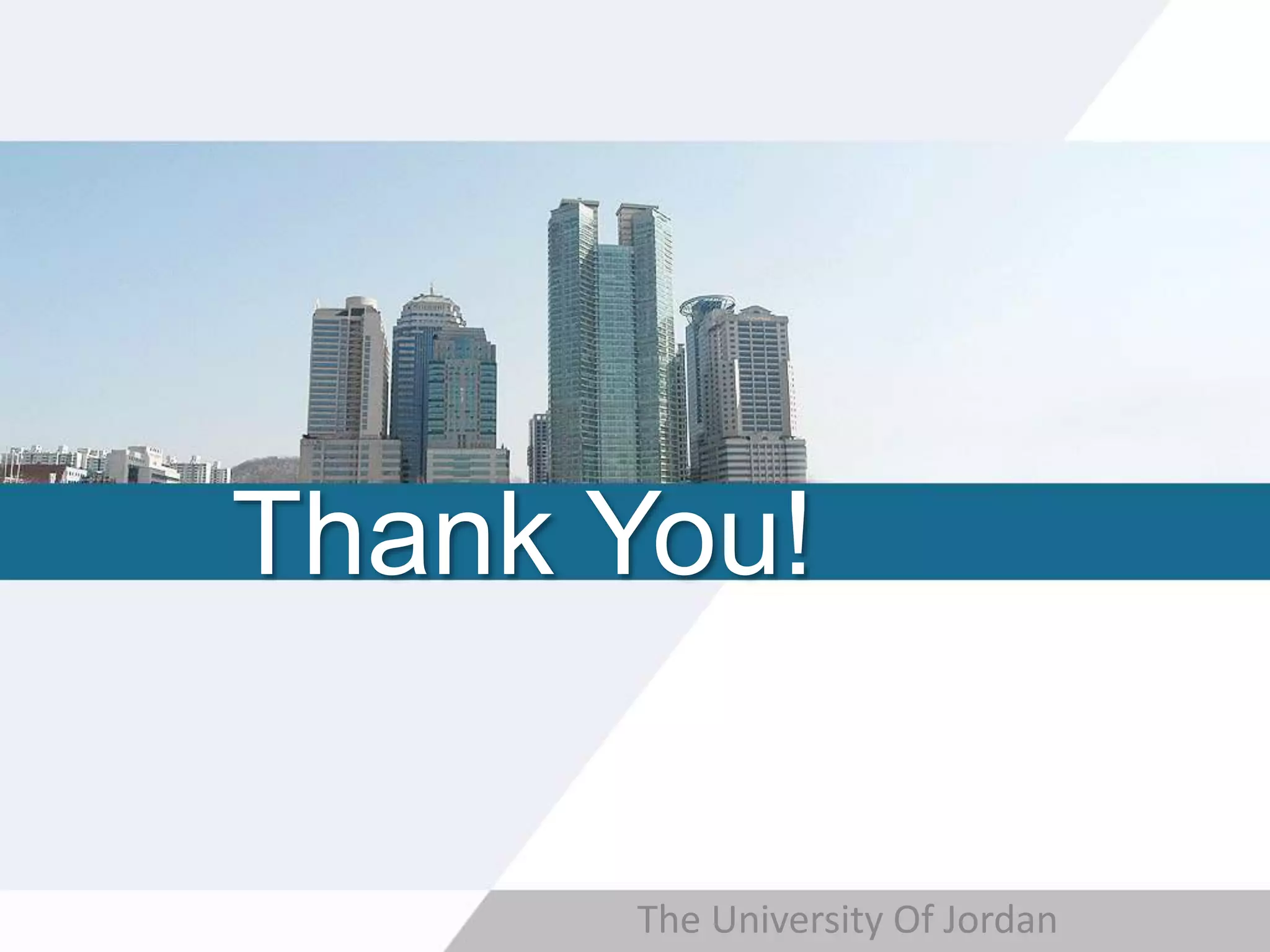 Copyright © Wondershare Software
Thank You!
The University Of Jordan
 