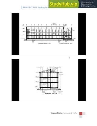 ARCHITECTURAL Working DRAWING /Information handout/
Yoseph Fiseha | 
V
 