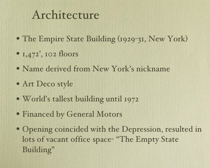 Architecture After The Industrial Revolution