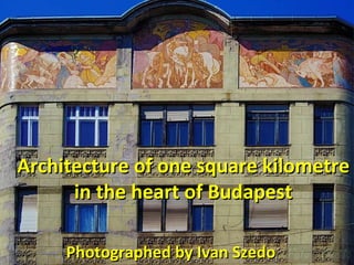 Architecture of one square kilometre in the heart of Budapest Photographed by Ivan Szedo 