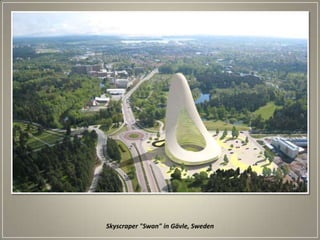 Skyscraper "Swan" in Gävle, Sweden