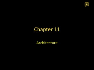 Chapter 11 Architecture 0 