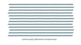continuously delivered microservices
 