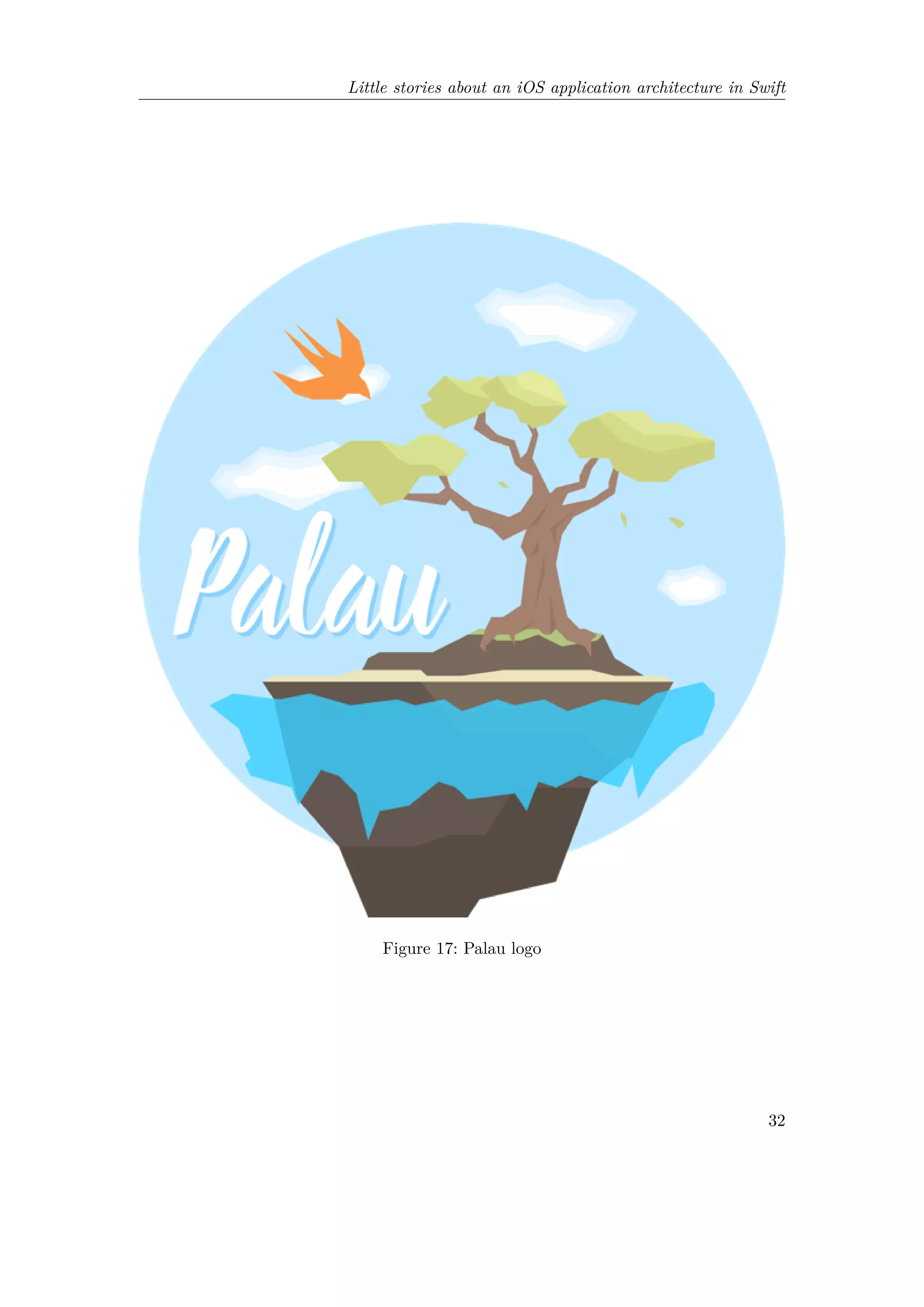 Little stories about an iOS application architecture in Swift
Figure 17: Palau logo
32
 