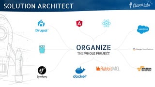 ORGANIZE
THE WHOLE PROJECT
SOLUTION ARCHITECT
 