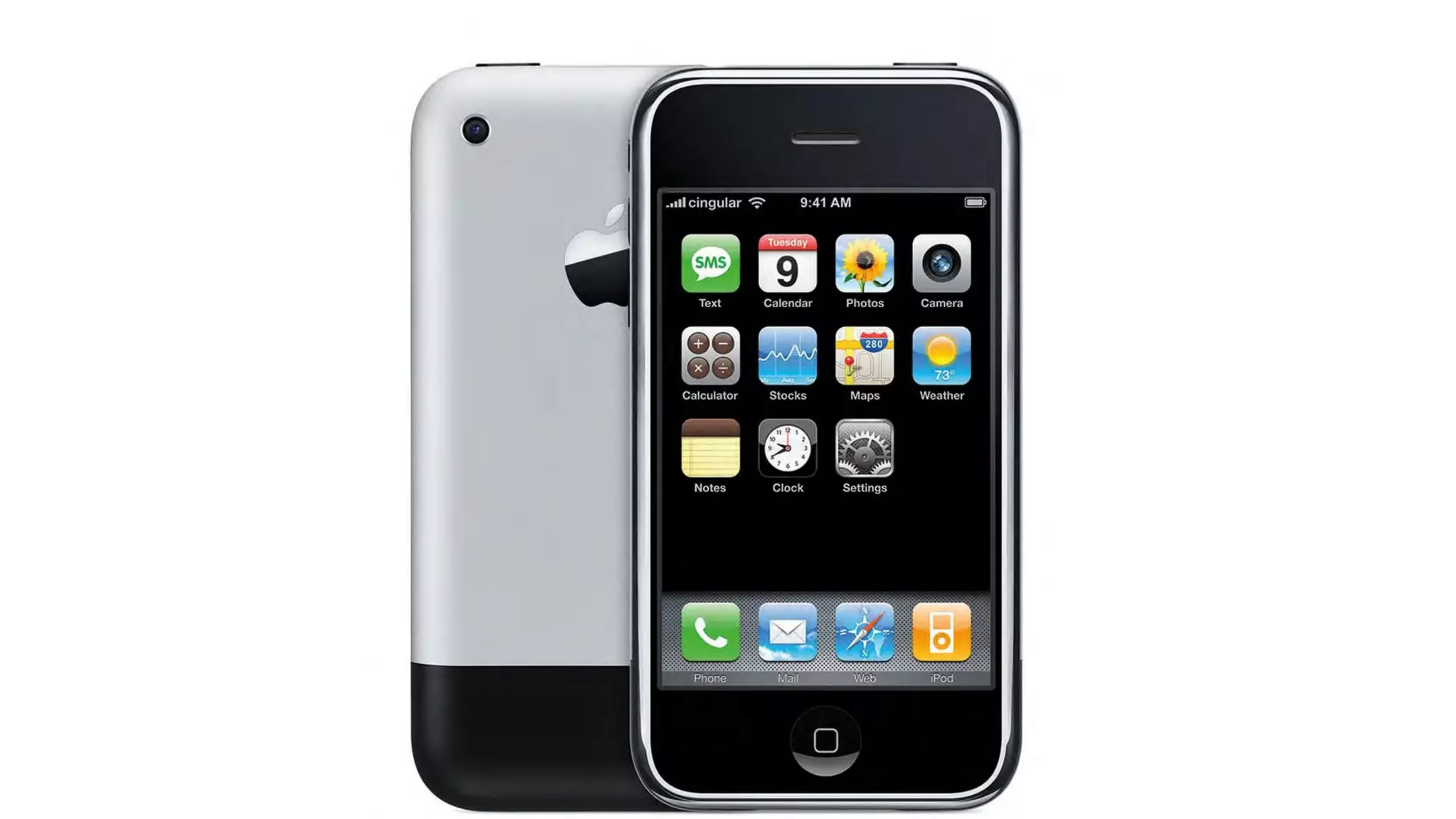 [Slide: the iPhone 1]
 