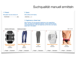 Suchqualität manuell ermitteln
 