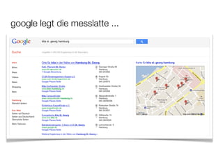 google legt die messlatte ...
 