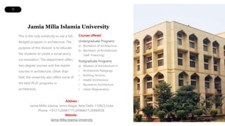 Top 10 Architecture Design Colleges in India | PDF