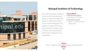 Top 10 Architecture Design Colleges in India | PDF