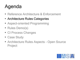 Architecture Enforcement Aspects Itarc2009