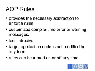 Architecture Enforcement Aspects Itarc2009