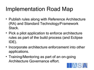 Architecture Enforcement Aspects Itarc2009