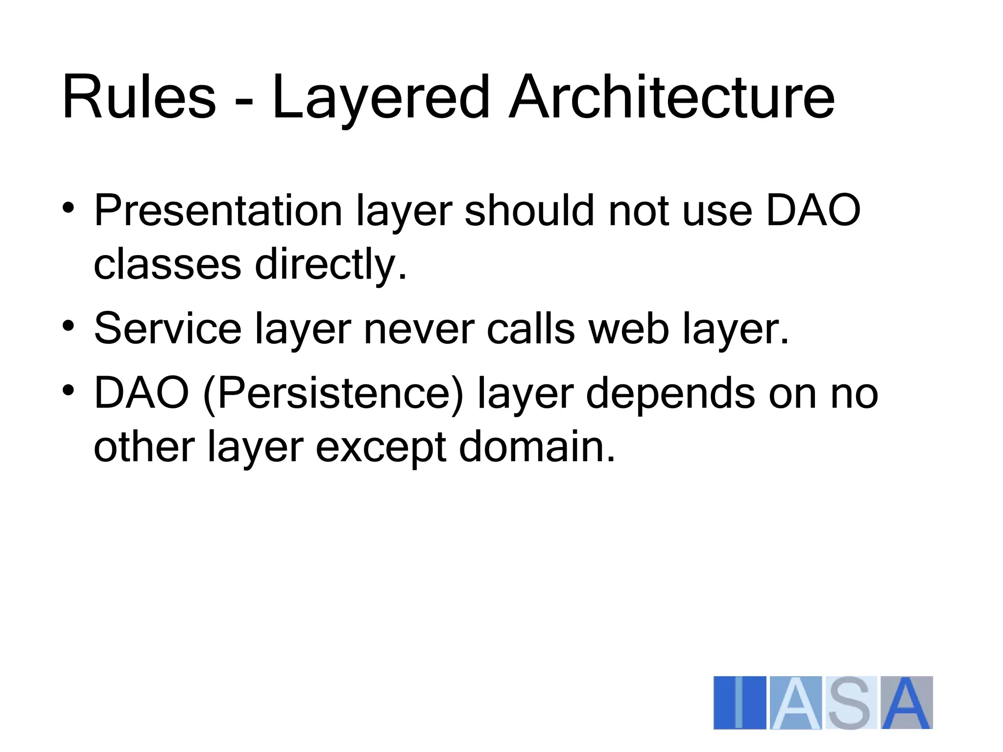 Architecture Enforcement Aspects Itarc2009