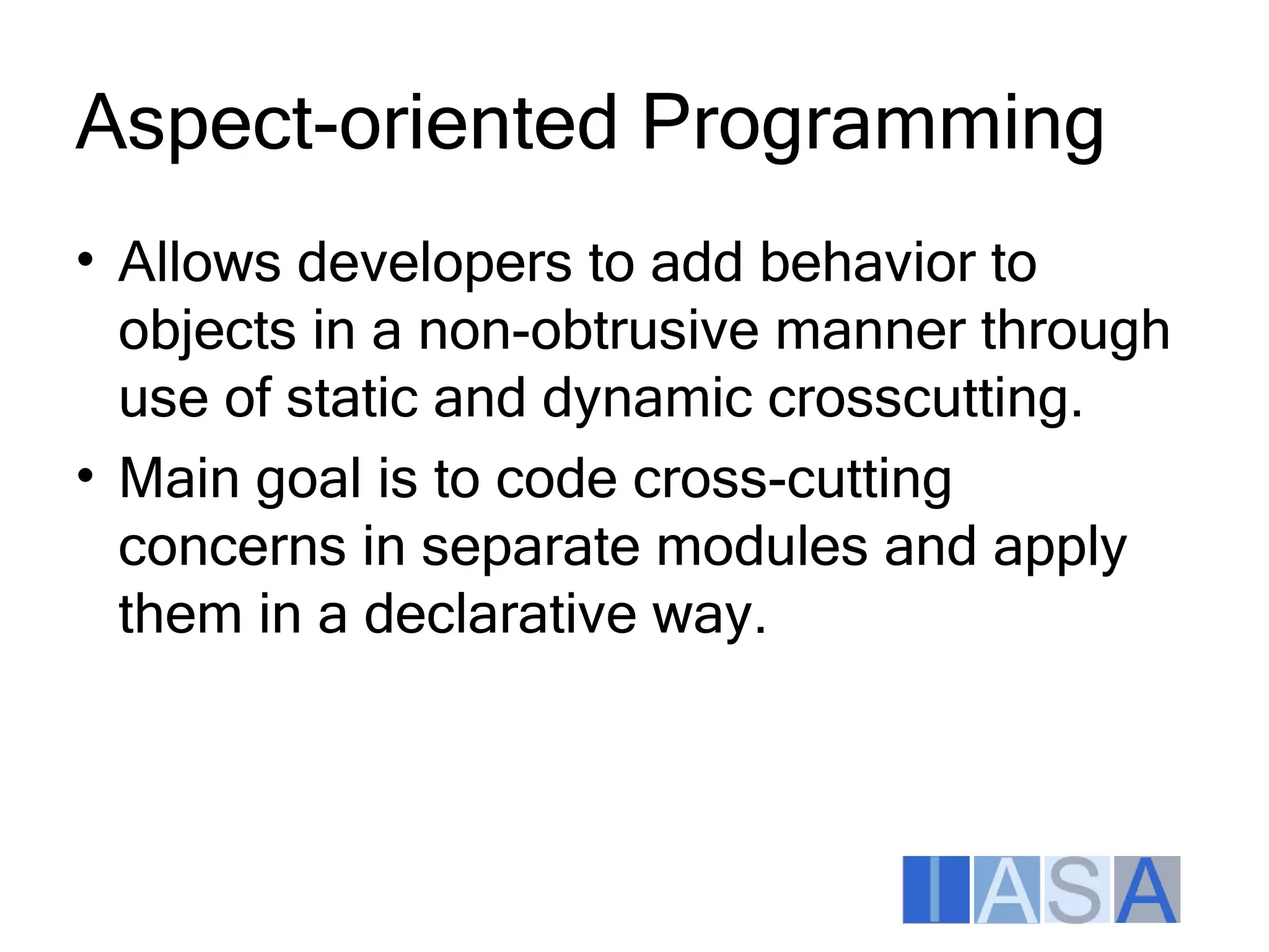 Architecture Enforcement Aspects Itarc2009