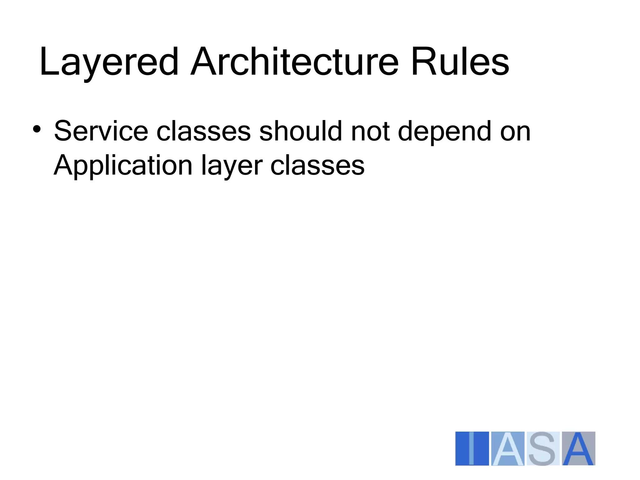 Architecture Enforcement Aspects Itarc2009