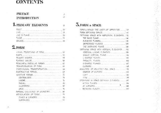 architecture form space and order 1st ed form space and order