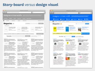 Story-board versus design visuel
                                                            *designers interactifs*

    ...