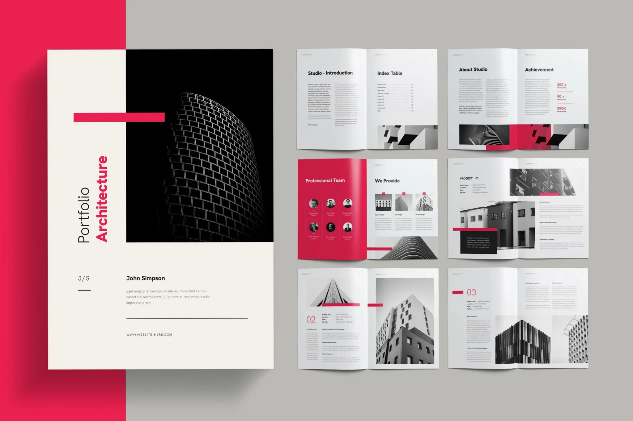 Architecture Portfolio – 50 Professional Templates