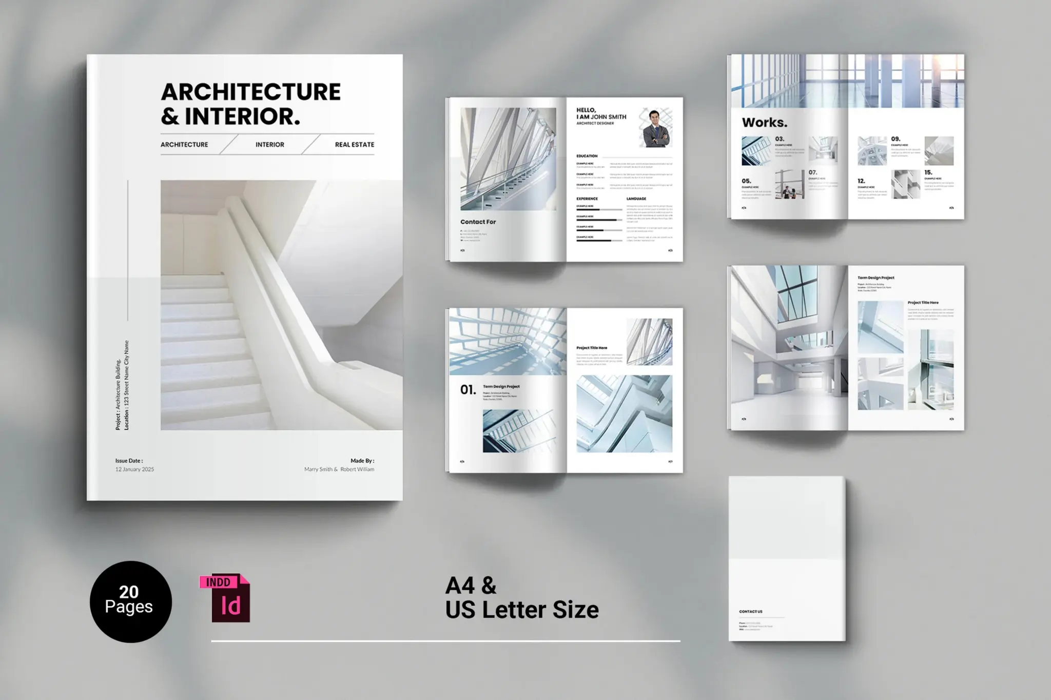 Architecture Portfolio – 50 Professional Templates