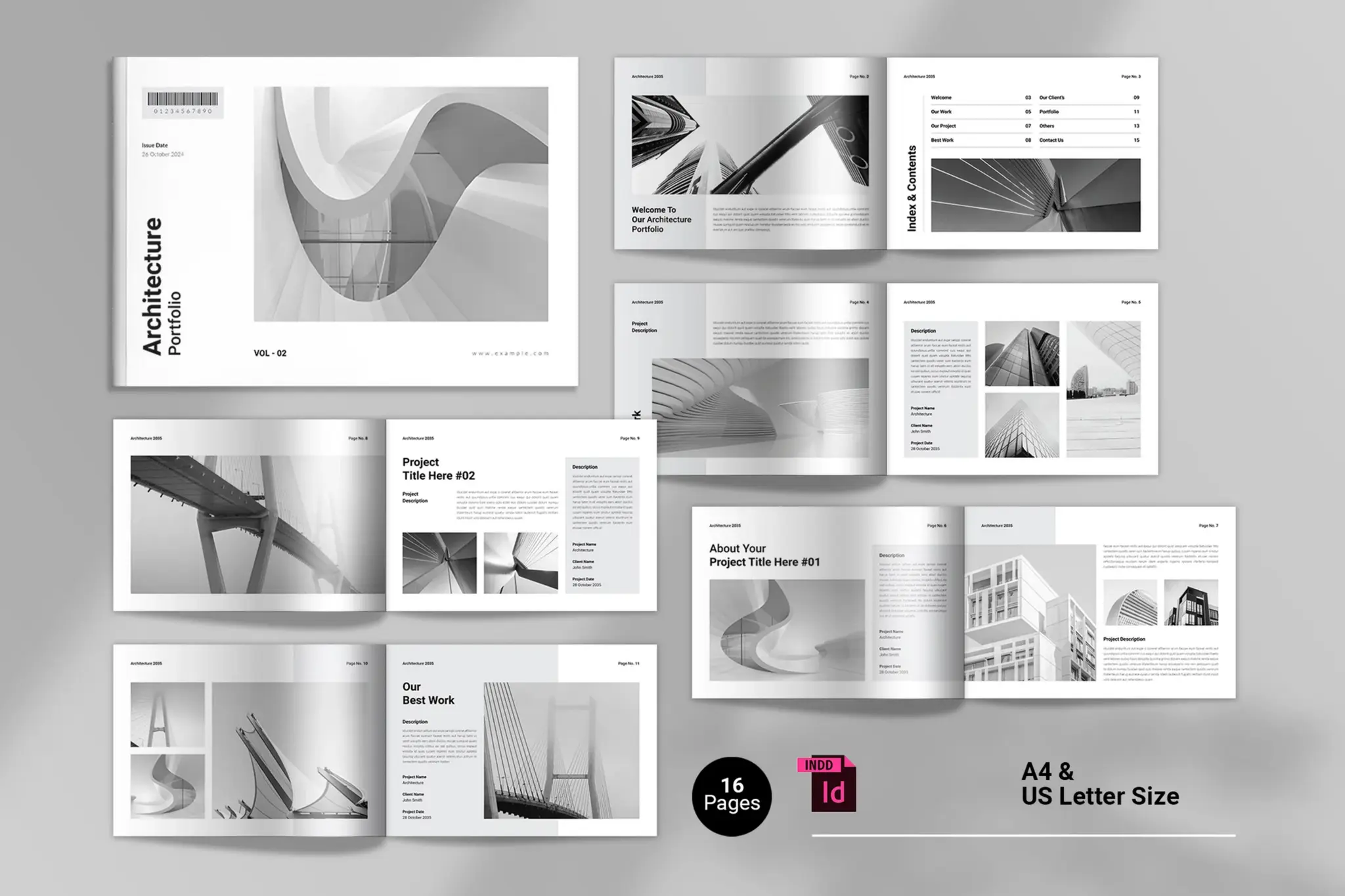 Architecture Portfolio – 50 Professional Templates
