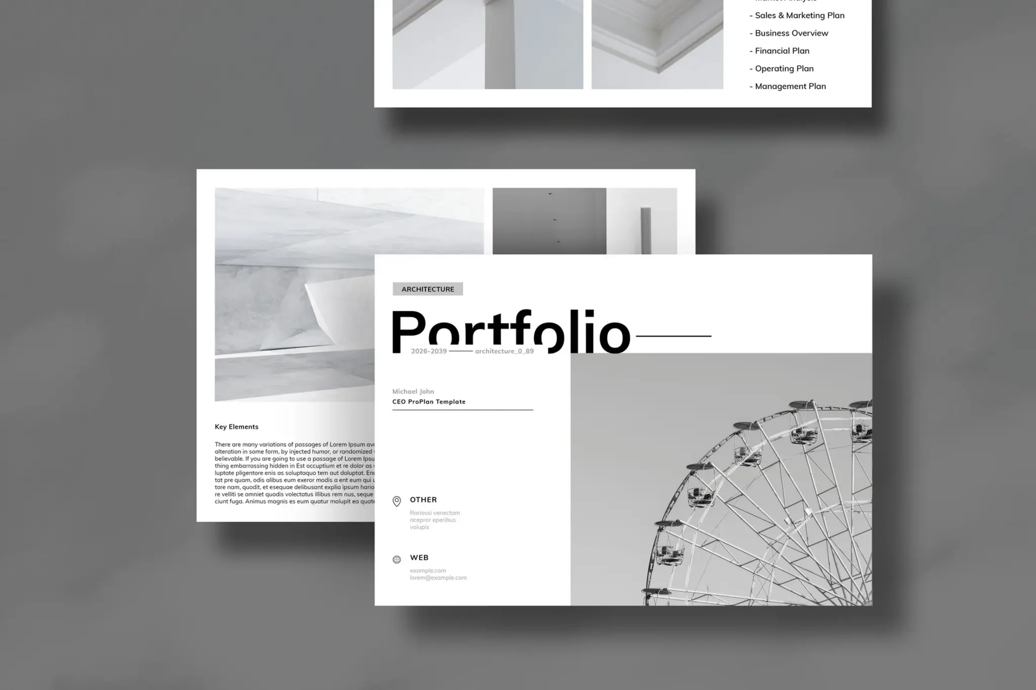Architecture Portfolio – 50 Professional Templates