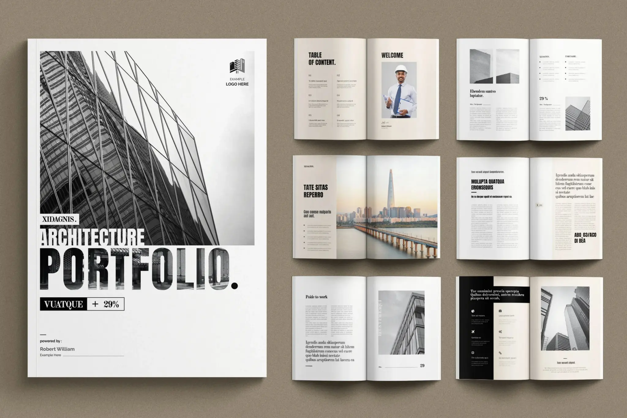 Architecture Portfolio – 50 Professional Templates