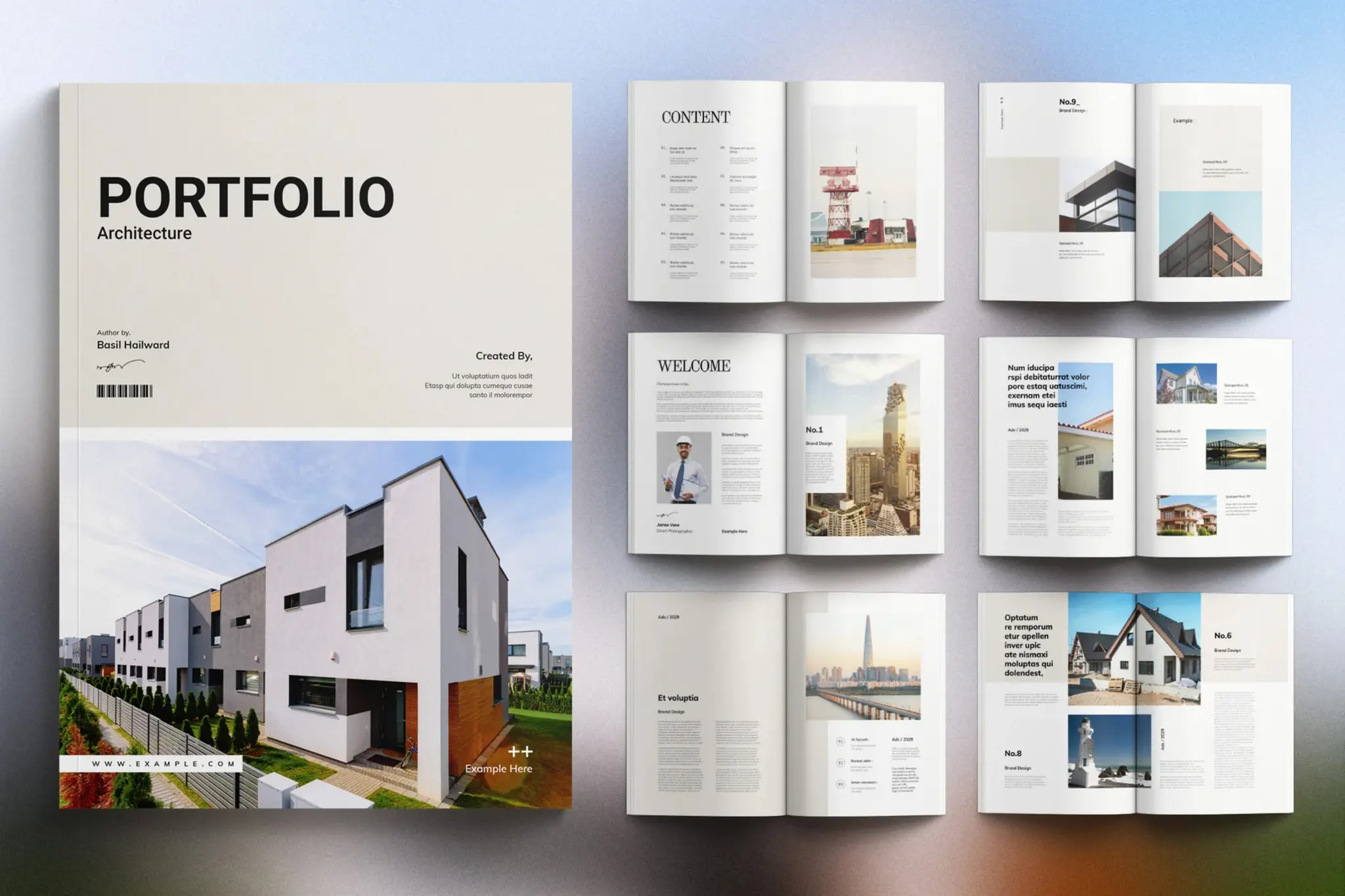 Architecture Portfolio – 50 Professional Templates