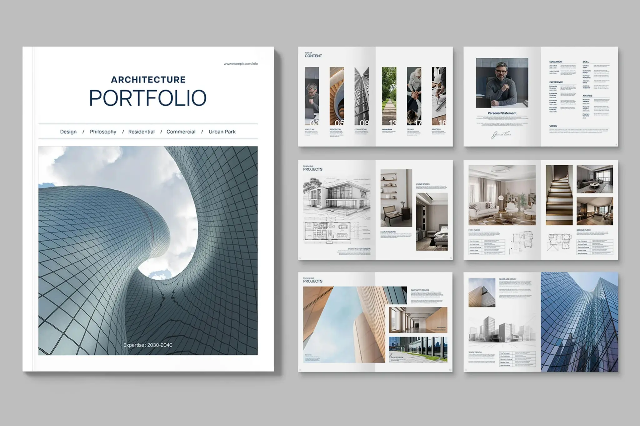 Architecture Portfolio – 50 Professional Templates