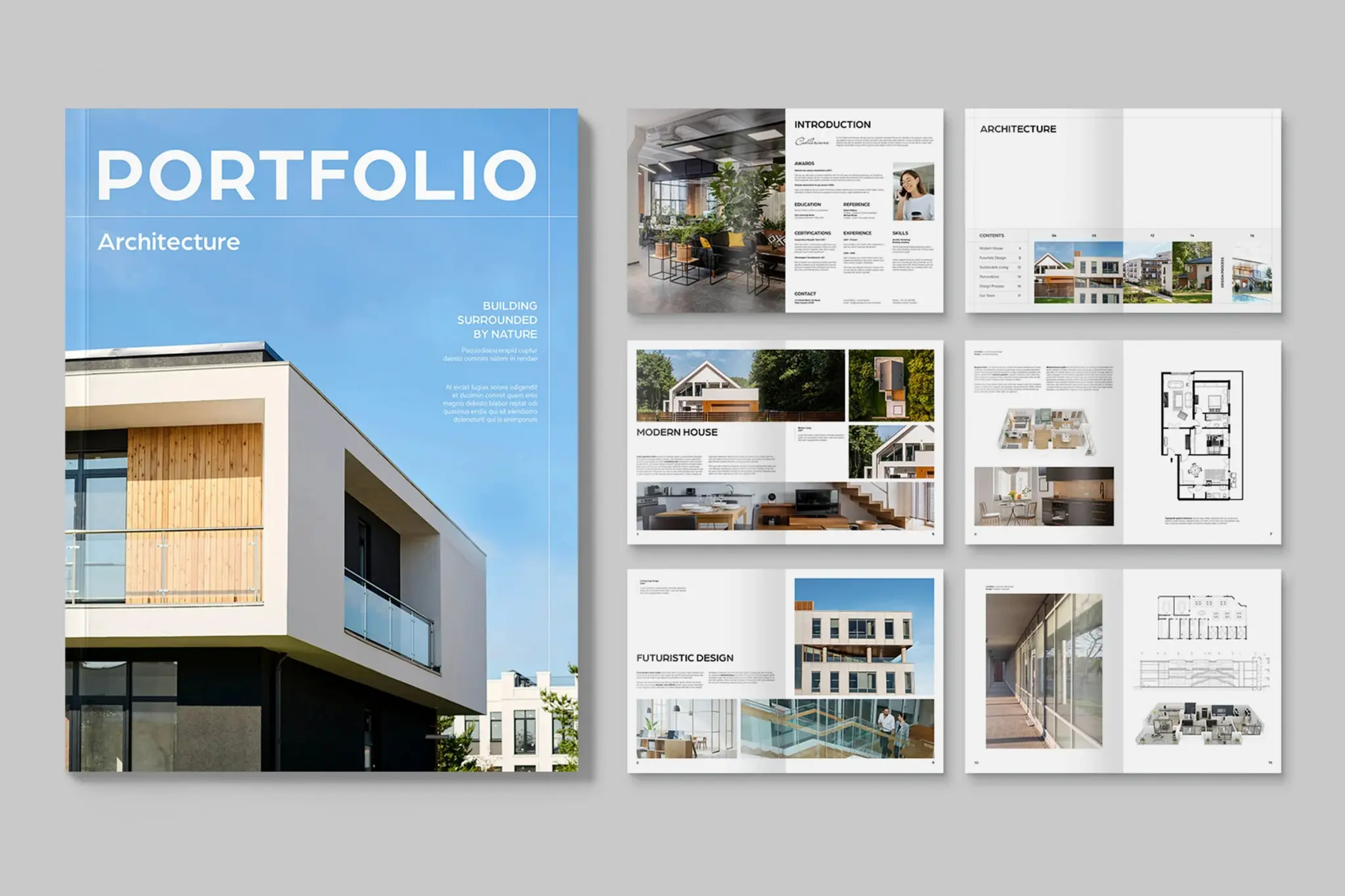 Architecture Portfolio – 50 Professional Templates