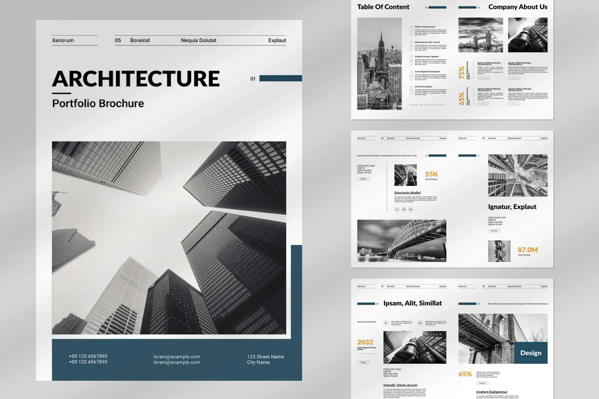 Architecture Portfolio – 50 Professional Templates