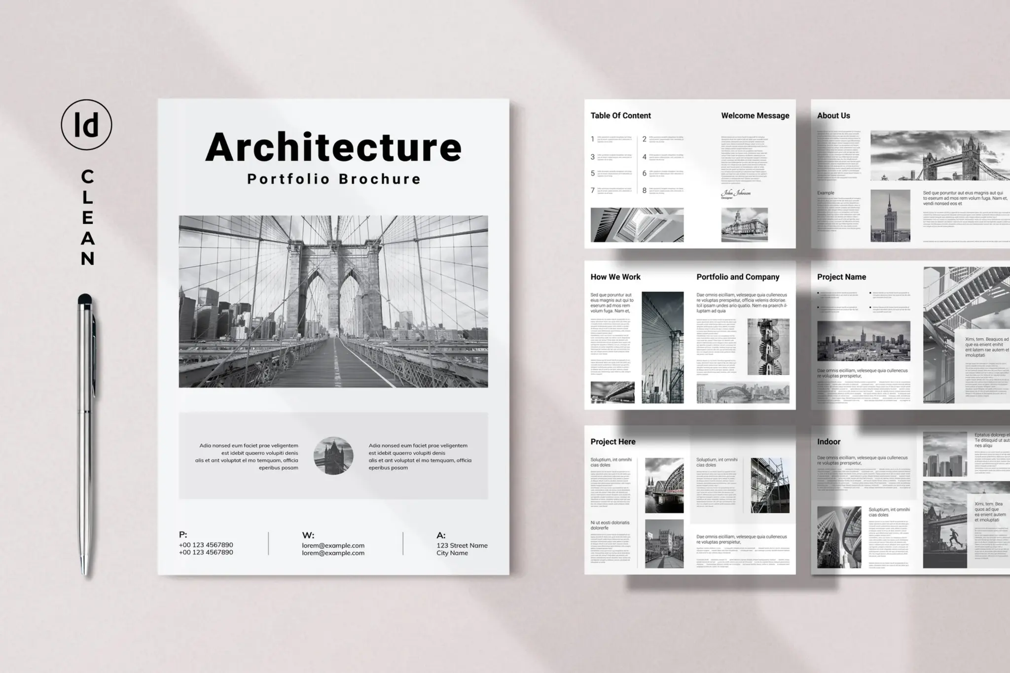 Architecture Portfolio – 50 Professional Templates