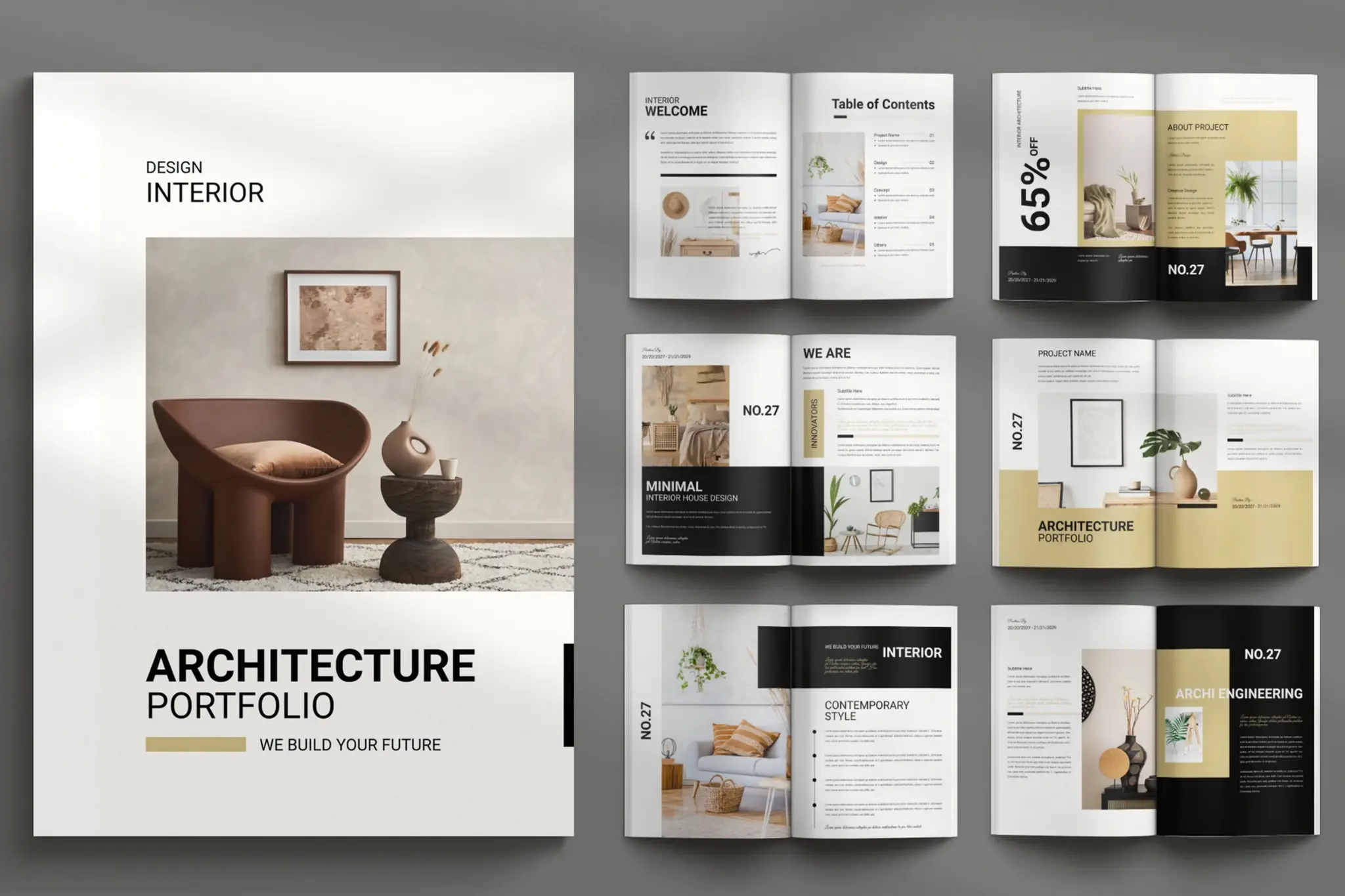 Architecture Portfolio – 50 Professional Templates