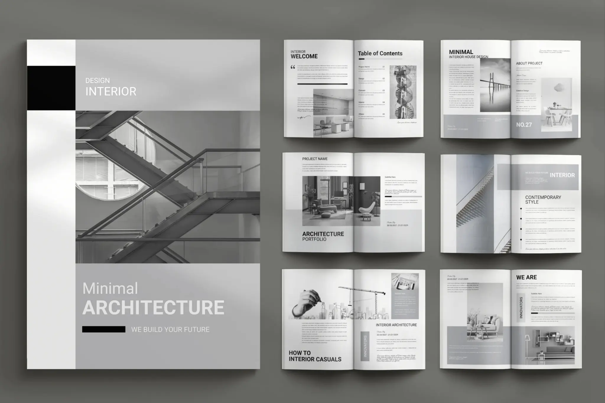 Architecture Portfolio – 50 Professional Templates
