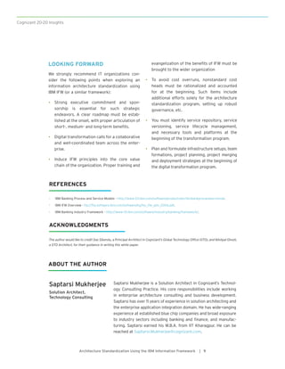 Architecture Standardization Using the IBM Information Framework | PDF